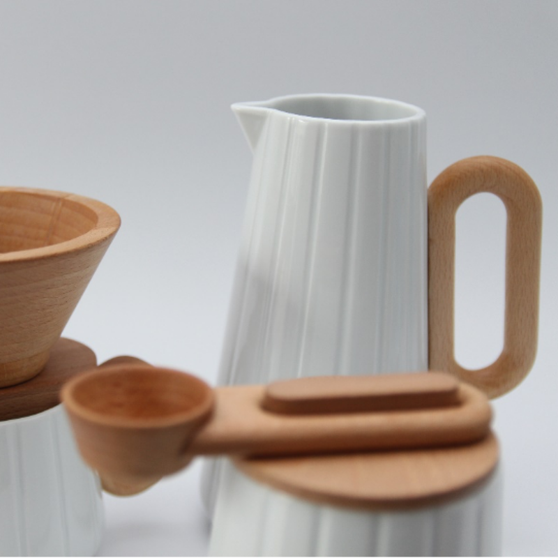 【穆德設計】職人手沖咖啡六件組 | 濾杯 | 濾杯架 | 咖啡杯 | 咖啡壺 | 咖啡匙 | 咖啡罐