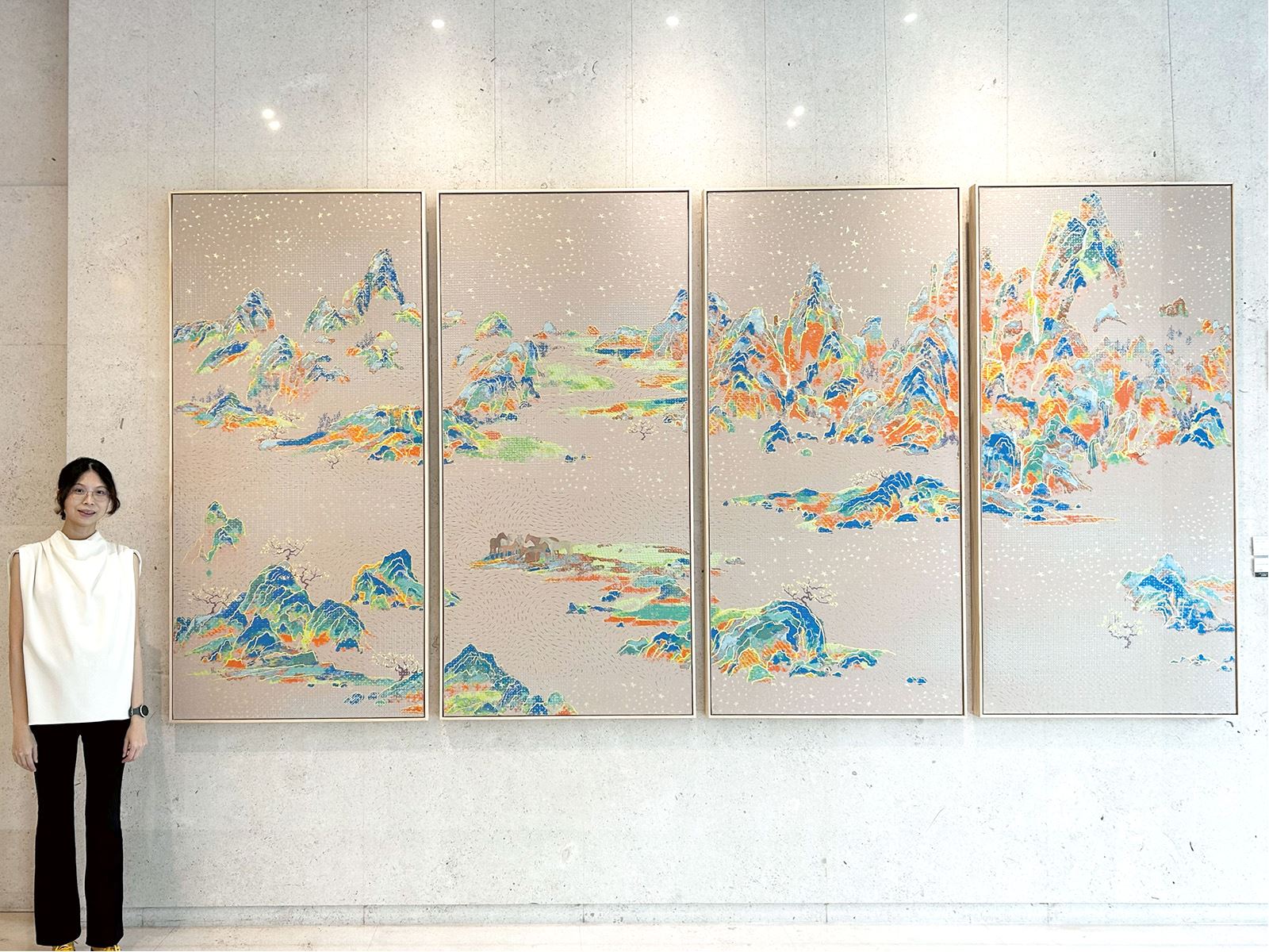 李偵綾〈織山．留水〉個展_訊息圖