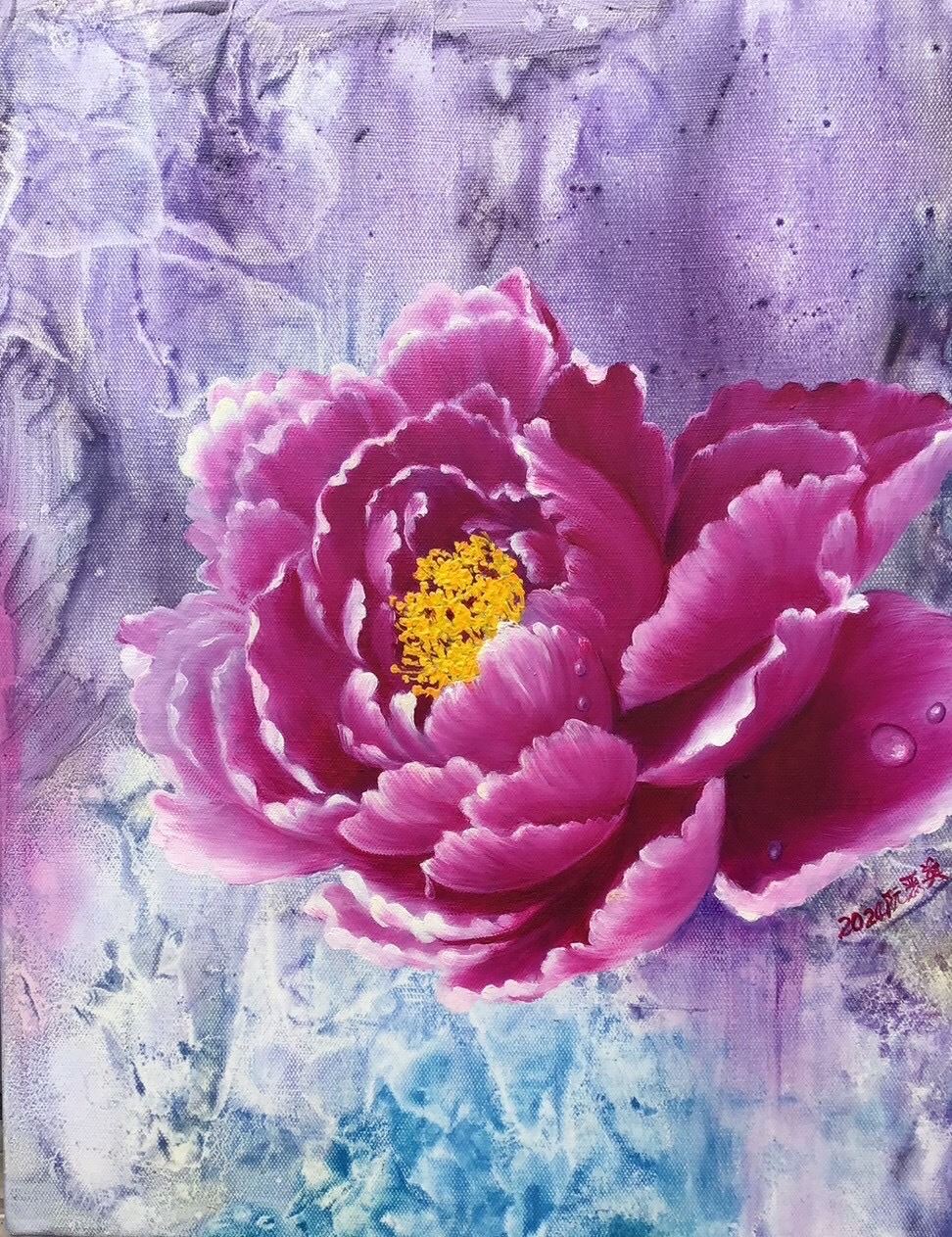 尋覓藝境_花卉系列 阮麗英創作展_訊息圖